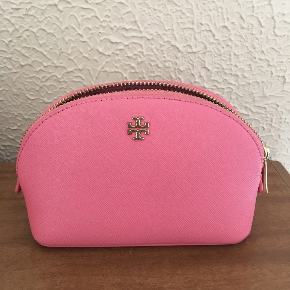 Tory Burch small makeup zip pouch